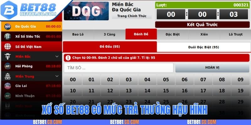 Mức trả thưởng hậu hĩnh dẫn đầu thị trường